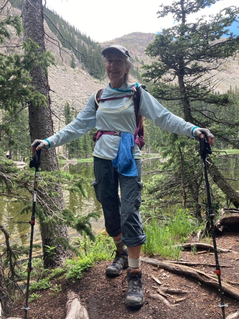 Nancy at Nambe Lake