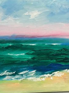 Seascape - Acrylic by Tessa