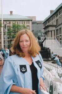 Patricia graduating from Columbia