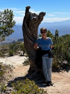 Karing hiking in Arizona - just before MS episode
