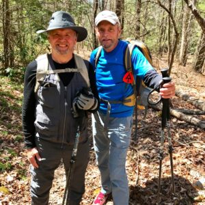 L-R - Rand and Ron near Dismal Creek, VA- April 20, 2018