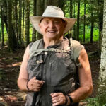 Author on Appalachian trail near Buck Knob, Almond, NC