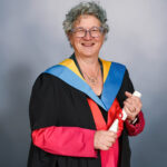 Barbara in Graduation Robes - University of Edinburgh