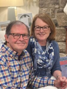 Catherine with husband, Bill