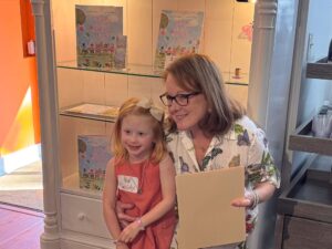 Catherine with younger granddaughter, Cassidy