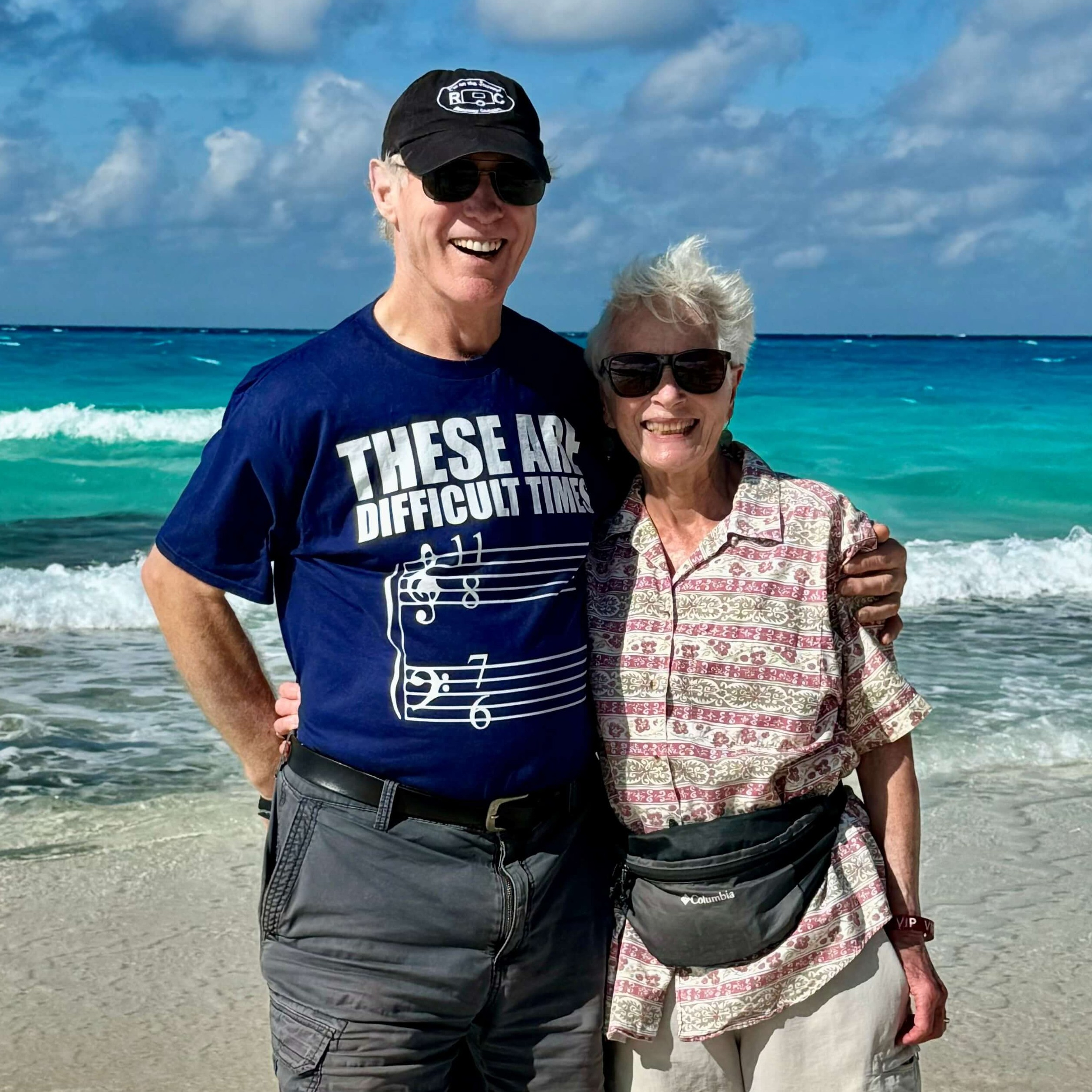 Don and Karna at the beach
